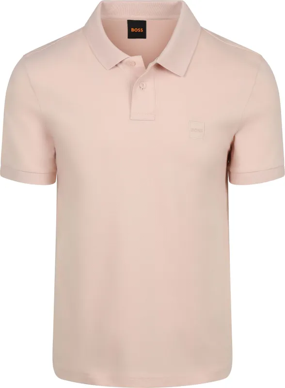 BOSS Passenger Polo Shirt Open Pink maat 3XL