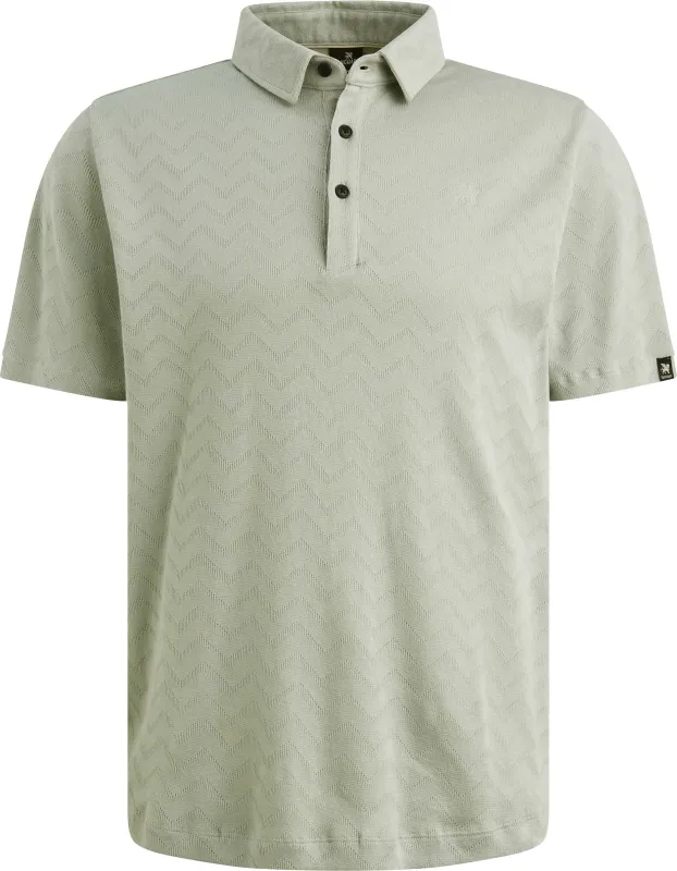 Vanguard Polo Shirt Jacquard Jersey Green maat 3XL