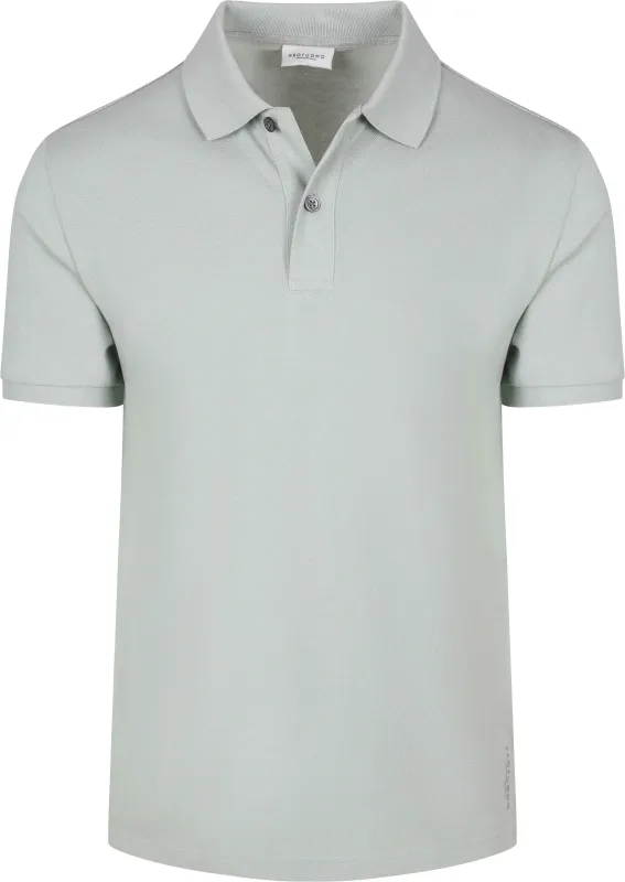 Profuomo Piqué Polo Shirt Mint Green maat L