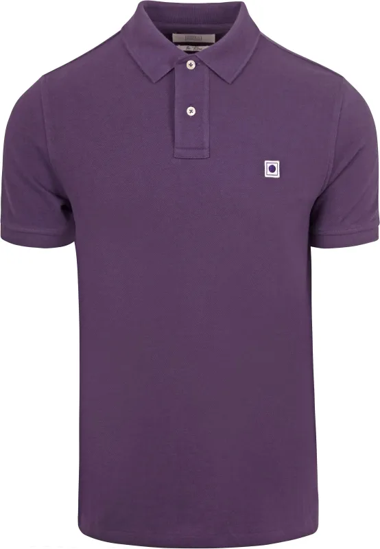 King Essentials The Rene Polo Shirt Purple maat L