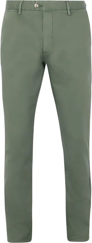 King Essentials The Harry Chino Olive Green Dark Green maat W 30