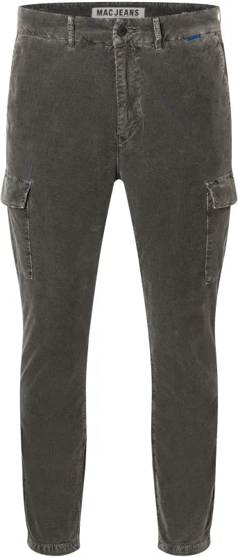 Mac Chino Griffin Cargo Anthracite Grey Dark Grey maat W 28