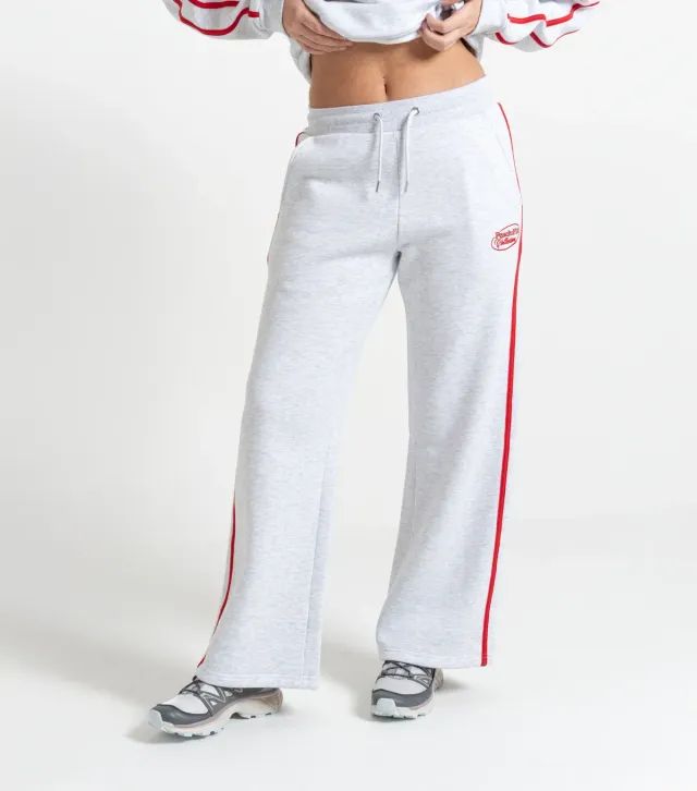Grey Marl Side Stripe Laelia Joggers
