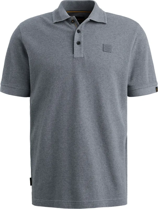 PME Legend Polo Shirt Popcorn Jersey Blue maat 3XL