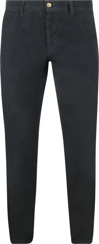 Steppin' Out Chino Flemm Corduroy Navy Blue Dark Blue maat 46