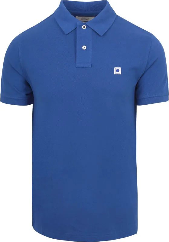 King Essentials The Rene Polo Shirt Royal Blue Dark Blue maat L