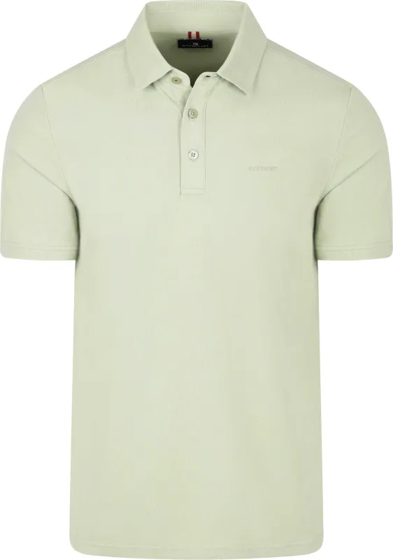 State of Art Poloshirt Piqué Light Green maat 3XL