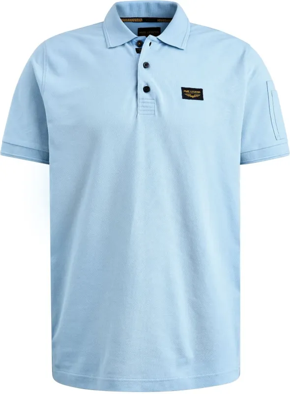 PME Legend American Classic Polo Shirt Airy Blue maat 3XL
