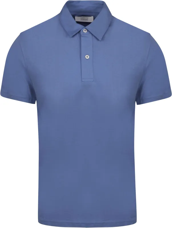 King Essentials The James Polo Shirt Royal Blue maat M