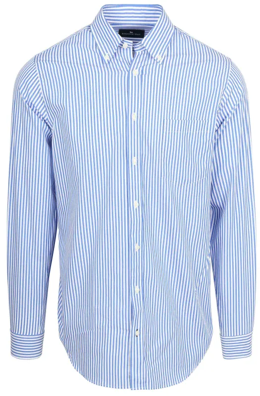 Classic V-Neck Jumper Blue maat 3XL