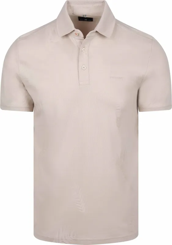 State of Art Polo Shirt Leaf Piqué Kit Off-White maat 3XL