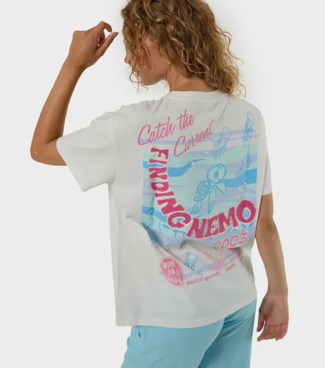 White Disney Finding Nemo Relaxed T-Shirt