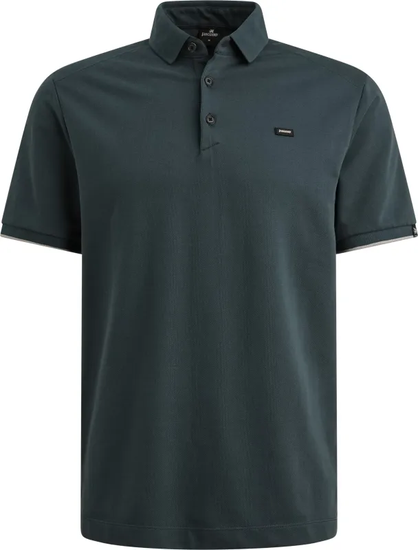 Vanguard Piqué Polo Shirt Midnight Navy Blue Dark Blue maat 3XL