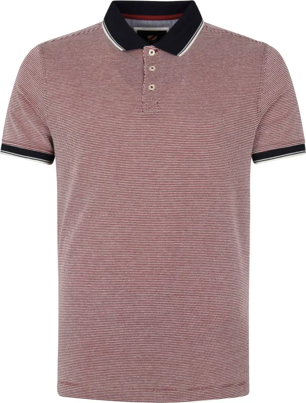 Suitable Oxford Polo Shirt Red maat L