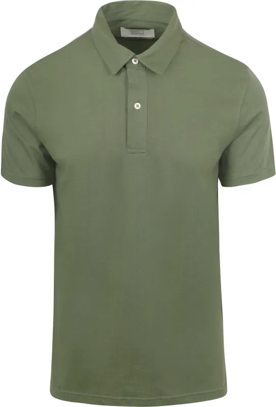 King Essentials The James Polo Shirt Green maat L