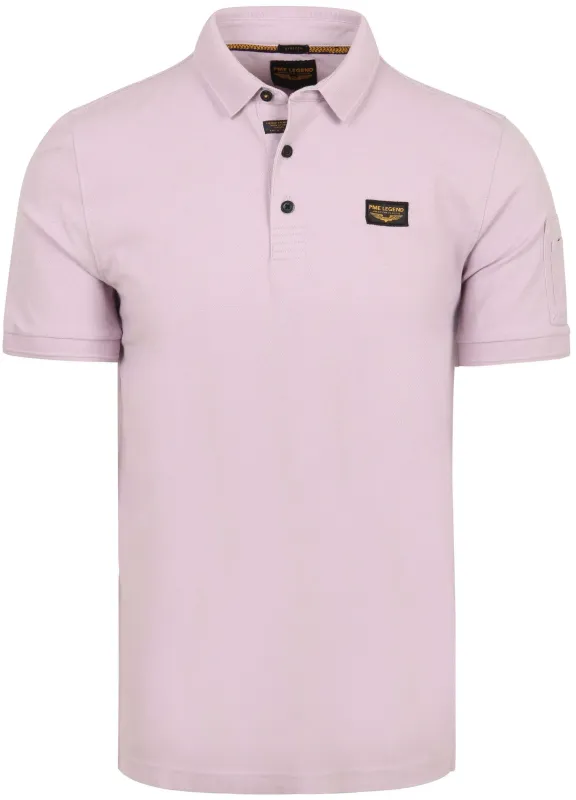 PME Legend American Classic Polo Shirt Lavender Purple maat 3XL