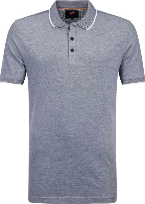 Suitable Oxford Polo Shirt Gray Grey maat S
