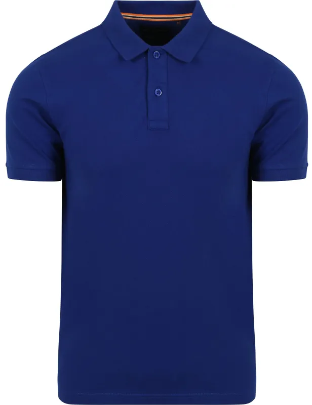 Suitable Cas Polo Shirt Royal Blue Dark Blue maat L