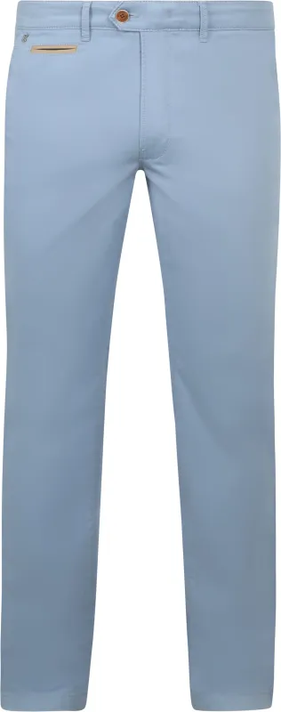 Gardeur Chino Benny 3 Light Light blue Blue maat 25