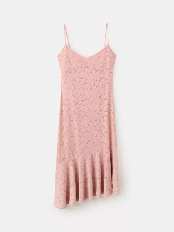 Mango Vestido Rena Asymmetric Pleated Mini Dress