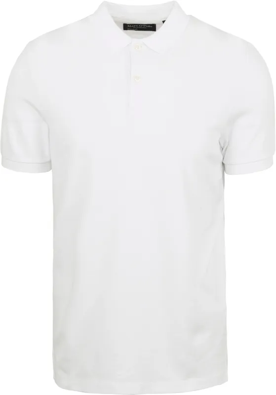 Marc O'Polo Polo Shirt White maat L