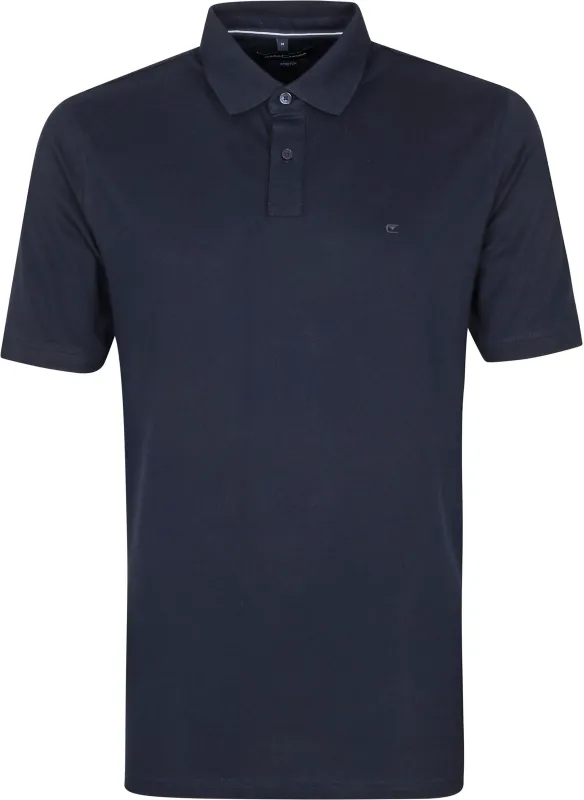 CASAMODA Polo Shirt Stretch Navy Blue Dark Blue maat 3XL