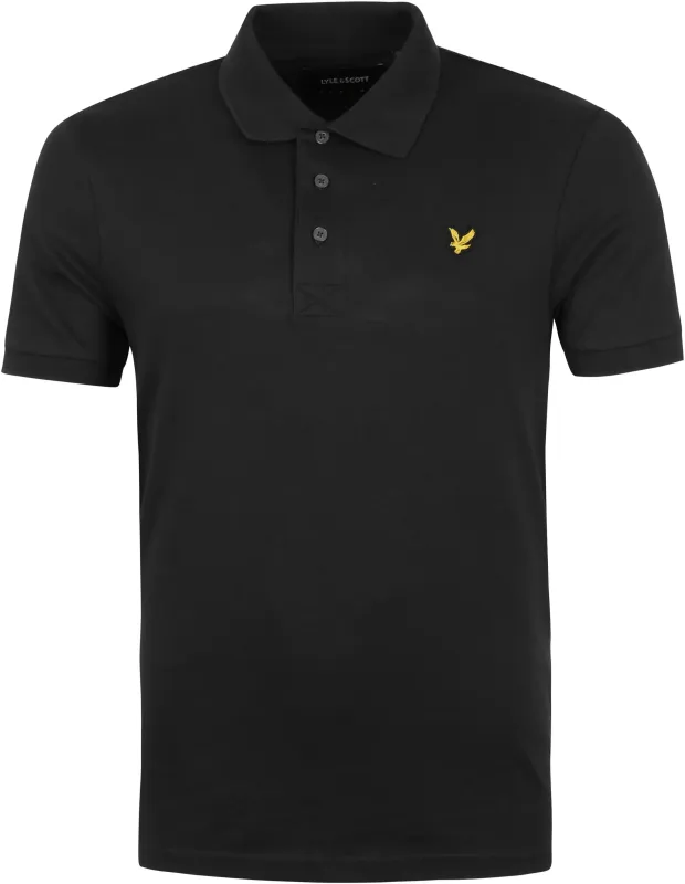 Lyle and Scott Polo Light Black maat L