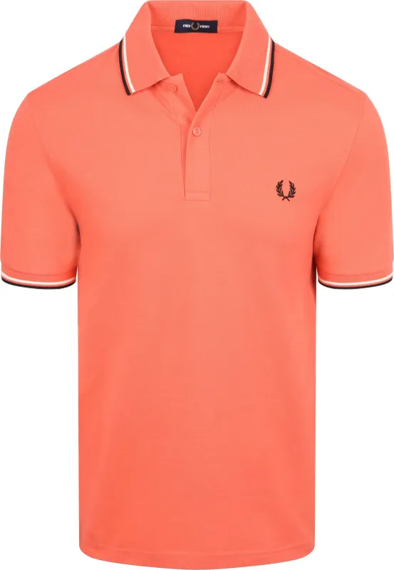 Fred Perry Polo Twin Tipped M3600 04C Pink maat L