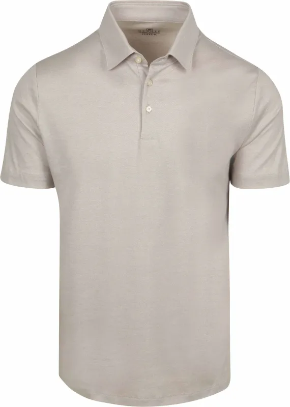 Desoto Polo Essential Greige Beige Grey maat 3XL