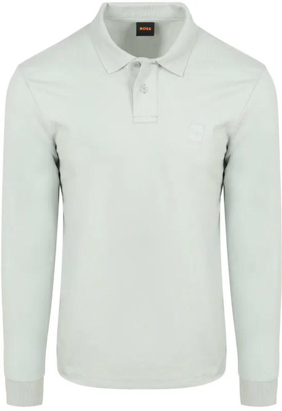 BOSS Passerby Poloshirt Light Light blue Turquoise Green maat 3XL