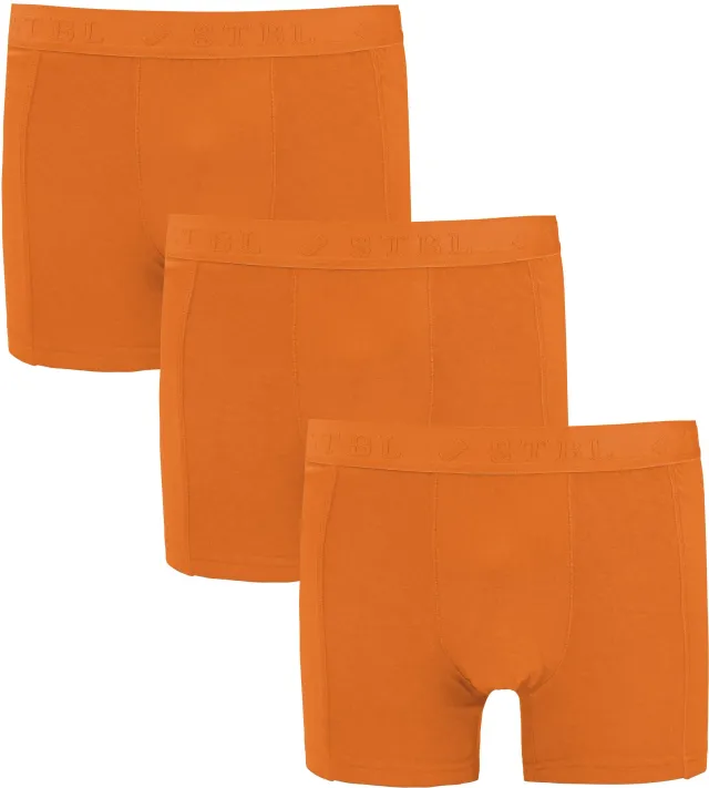 Suitable Toni Boxershorts 3-Pack Black Orange maat L