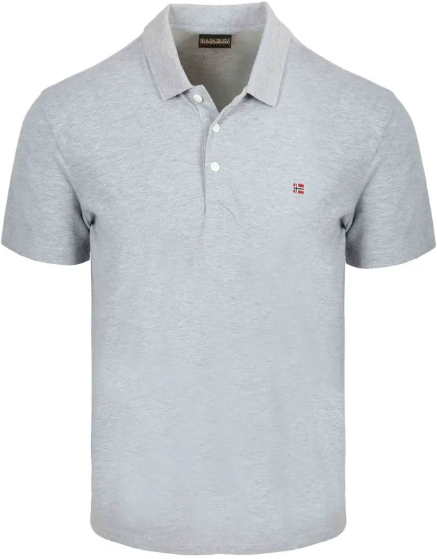 Napapijri Ealis Polo Shirt Grey maat 3XL