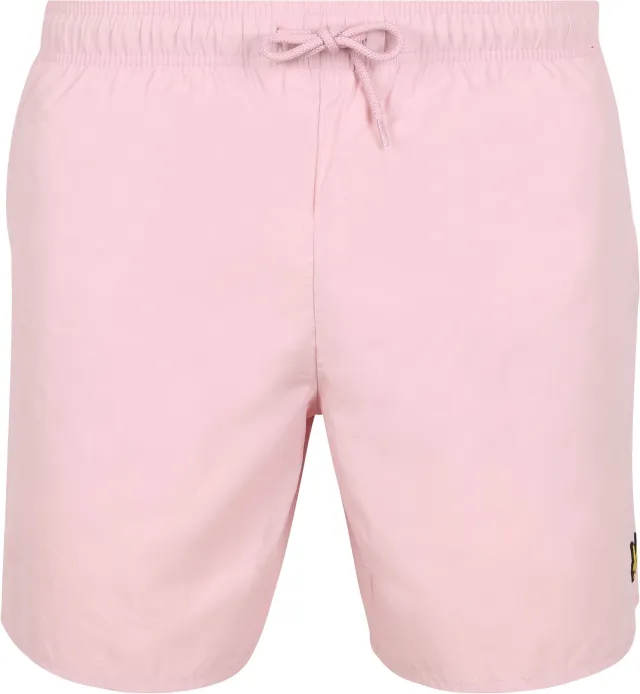 Lyle & Scott Swim Shorts Plain Pink maat M