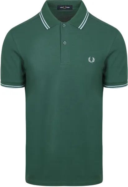 Fred Perry Polo Twin Tipped M3600 Z59 Green maat L
