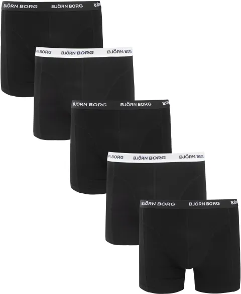 Bjorn Borg Boxers Cotton Stretch 5-Pack Black maat L