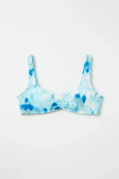 Frankies Bikinis Dexter Satin Scoop Bikini Top as seen on Sofia Richie