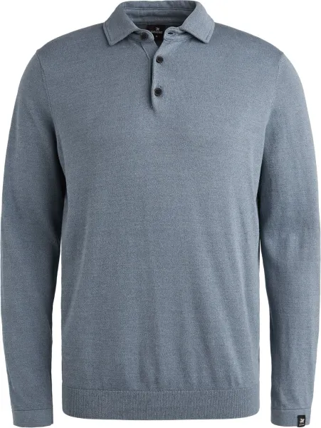 Vanguard Longsleeve Polo Shirt Light blue Blue maat M
