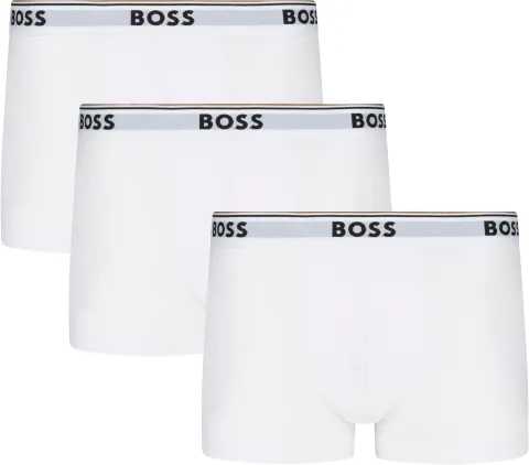 BOSS Short Boxer Shorts Power 3-Pack 100 White maat L