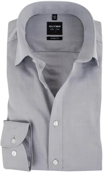 Olymp Shirt Body-Fit Grey size 36