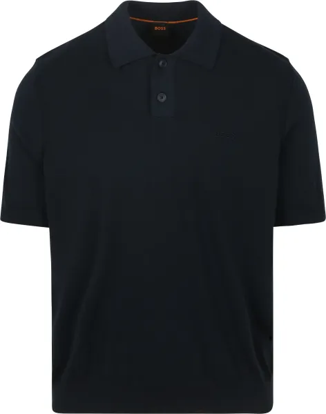 BOSS Asac Polo Shirt Navy Blue Dark Blue maat 3XL