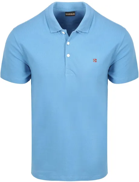 Napapijri Ealis Polo Shirt Mid Blue maat 3XL