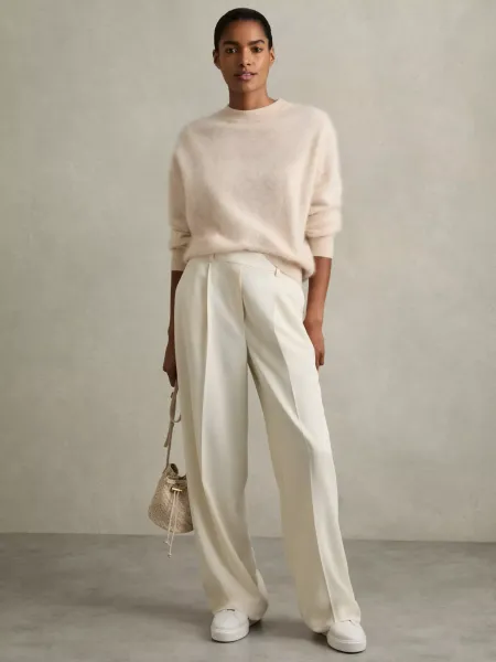 Reiss Eden Wide Leg Trousers