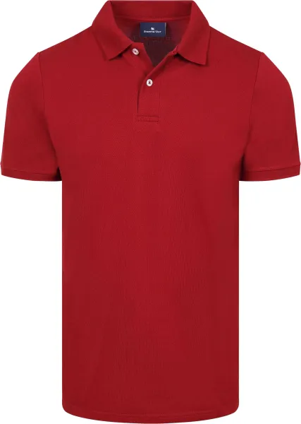 Steppin' Out Polo Piqué Bordeaux Burgundy maat 3XL