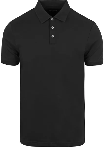 Suitable Boris Polo Shirt Black maat M