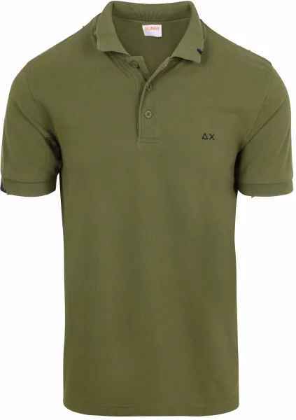 Sun68 Polo Shirt Vintage Green maat 3XL