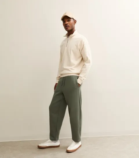 Mid Grey Regular Tapered Jogger Trousers