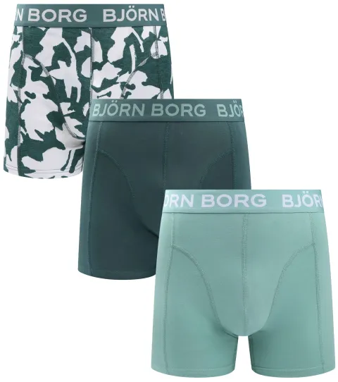 Bjorn Borg Boxers 3Pack Green maat L