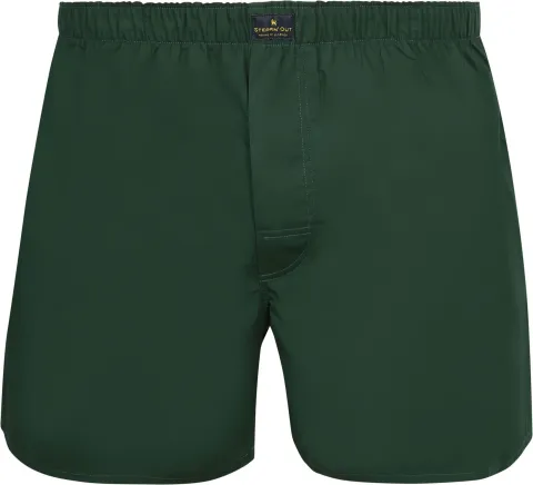 Steppin' Out Poplin Boxershort Racing Dark Green Dark Green maat L