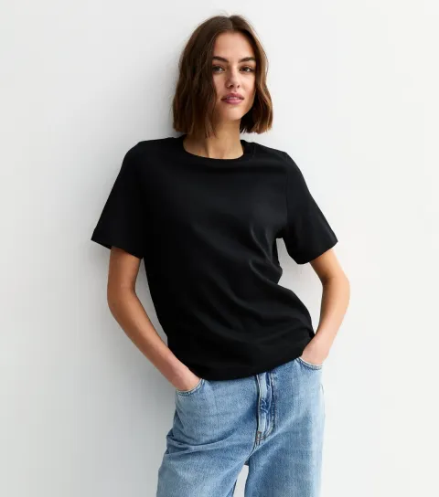 Premium Black Heavyweight Cotton T-Shirt