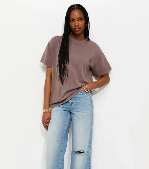Brown Oversized T-Shirt